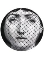 Fornasetti assiette décorative à imprimé graphique - Blanc - thumbnail