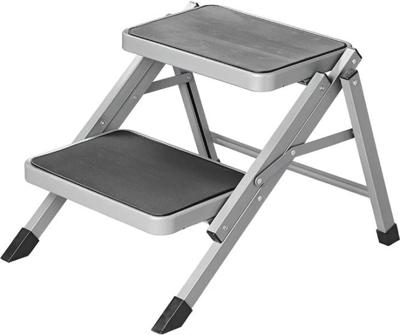 Proplus Opstapje vouwbaar 2 treden 59,5 x 49 x 39 cm grijs