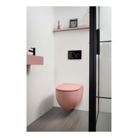 Xenz Gio randloos hangend toilet zonder zitting roze