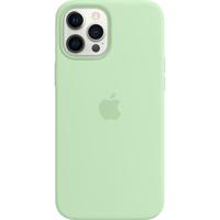 Apple iPhone 12 Pro Max Silicone Back Cover met MagSafe Pistachegroen