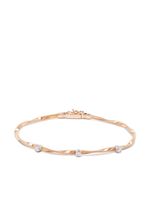 Marco Bicego bracelet en or rose et blanc 18ct pavé de diamants - thumbnail