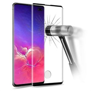 Prio 3D Samsung Galaxy S10+ Screenprotector van gehard glas - 9H - Zwart