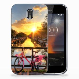 Nokia 1 Siliconen Back Cover Amsterdamse Grachten