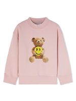 Palm Angels Kids sweat à imprimé Teddy Bear - Rose - thumbnail