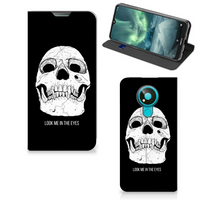 Mobiel BookCase Nokia 3.4 Skull Eyes