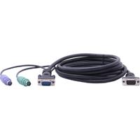 Belkin E-Series OmniView 1.8m toetsenbord-video-muis (kvm) kabel Zwart 1,8 m - thumbnail