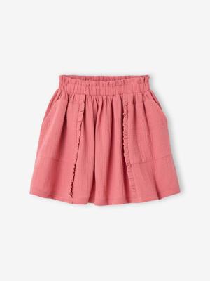 Rok van katoenen gaas terracottategel