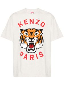 Kenzo t-shirt Lucky Tiger en coton - Gris