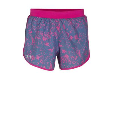 Under Armour hardloopshort blauw/roze Under Armour hardloopshort blauw/roze
