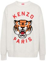 Kenzo sweat Lucky Tiger en coton - Tons neutres