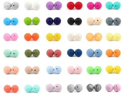 Siliconen Kralen 15mm 5 stuks - UITVERKOOP -