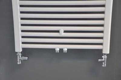 Wiesbaden radiator aansuitset recht chroom Wiesbaden radiator aansuitset recht chroom