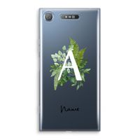 Green Brush: Sony Xperia XZ1 Transparant Hoesje