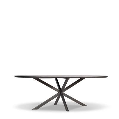 Eettafel (220x110cm - ovaal) North - Black Sky