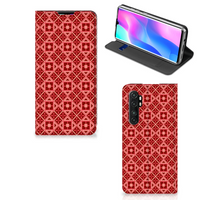 Xiaomi Mi Note 10 Lite Hoesje met Magneet Batik Rood