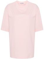 Acne Studios t-shirt en coton à logo imprimé - Rose