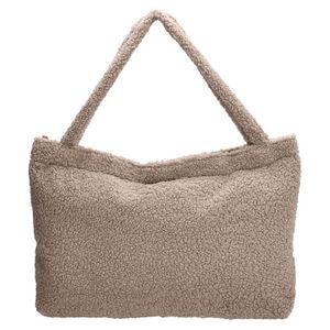 Beagles Fluffy Teddy Mom Bag Navarra Taupe