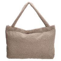 Beagles Fluffy Teddy Mom Bag Navarra Taupe - thumbnail