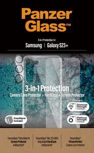 PanzerGlass HardCase+ Screen Protector Samsung G. S2023 Plus Doorzichtige schermbeschermer 1 stuk(s)