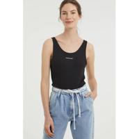 CALVIN KLEIN JEANS singlet met biologisch katoen zwart