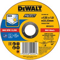 DeWalt Accessoires Extreme 2X Doorslijpschijf INOX 125 x 1 x 22,2mm - DT43902-QZ - 25 stuks - DT43902-QZ - thumbnail