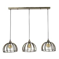Industriële hanglamp Rib 3-lichts