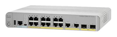Catalyst 3560CX-12PD-S - Switch - Beheerd - 12 x 101001000 (PoE+) + 2 x combi SFP+ - desktop, rack-uitvoering, monteerbaar op DIN-rails, wandbevestiging - PoE+ (240 W) Catalyst 3560CX-12PD-S - Switch - Beheerd - 12 x 101001000 (PoE+) + 2 x combi SFP+ - desktop, rack-uitvoering, monteerbaar op DIN-rails, wandbevestiging - PoE+ (240 W)
