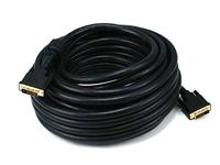 Monoprice CL2 Dual Link DVI-D-kabel 50' Goud
