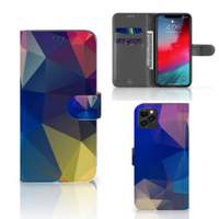 Apple iPhone 11 Pro Max Book Case Polygon Dark - thumbnail