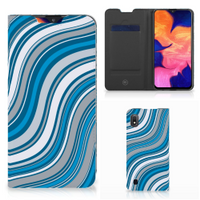 Samsung Galaxy A10 Hoesje met Magneet Waves Blue