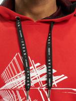 Les Hommes / Hoody Graphic City in rood