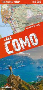 Wandelkaart Trekking map Lake Como - Lago di Como | TerraQuest