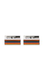 Paul Smith boutons de manchette Artist Stripe à rayures - Argent - thumbnail