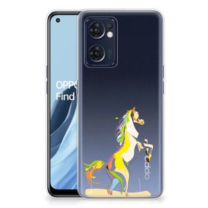 OPPO Reno 7 5G | Find X5 Lite Telefoonhoesje met Naam Horse Color