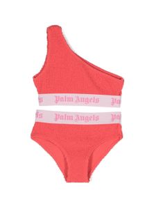 Palm Angels Kids bikini asymétrique à bande logo - Rose