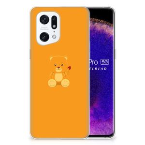 OPPO Find X5 Pro Telefoonhoesje met Naam Baby Beer