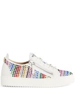 Giuseppe Zanotti baskets Gail Strass - Blanc - thumbnail