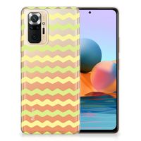 Xiaomi Redmi Note 10 Pro TPU bumper Waves Yellow - thumbnail