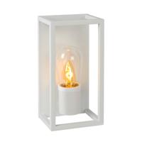 Lucide Carlyn Wandlamp Badk.-wit-1xe14-6w-ip54-alumin.