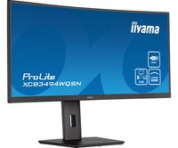 Iiyama ProLite XCB3494WQSN-B5 Business LED-monitor Energielabel G (A - G) 86.4 cm (34 inch) 3440 x 1440 Pixel 21:9 0.4 ms HDMI, DisplayPort, Hoofdtelefoon (3.5 - thumbnail