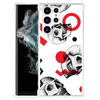 Extreme Case Samsung Galaxy S22 Ultra Skull Red - thumbnail