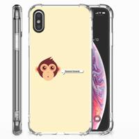 Apple iPhone X | Xs Stevig Bumper Hoesje Monkey