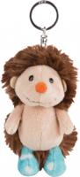 Nici sleutelhanger Henny Hoglet junior 10 cm pluche bruin