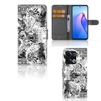 Telefoonhoesje met Naam OPPO Reno8 Pro Skulls Angel - thumbnail