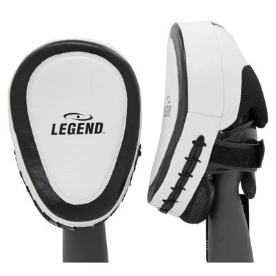 Legend Sports stootkussen Focus Pads leer unisex wit/zwart