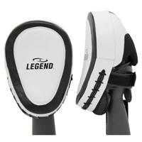 Legend Sports stootkussen Focus Pads leer unisex wit/zwart