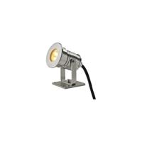 SLV grondspiesarmatuur DASAR PROJECTOR/buitenlamp voor die verlichting van tuin, terras, planten, wegen, vijver, led buitenarmatuur, buitenspot / IP68 3000K 360 lm rvs 40 graden