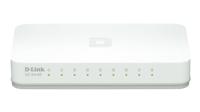 D-Link GO-SW-5E/E Ethernet Easy Desktop Switch 8 poorten. wit