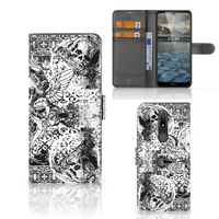 Telefoonhoesje met Naam Nokia 2.4 Skulls Angel