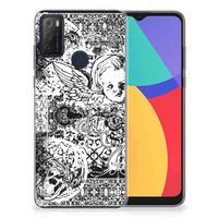 Silicone Back Case Alcatel 1S (2021) Skulls Angel